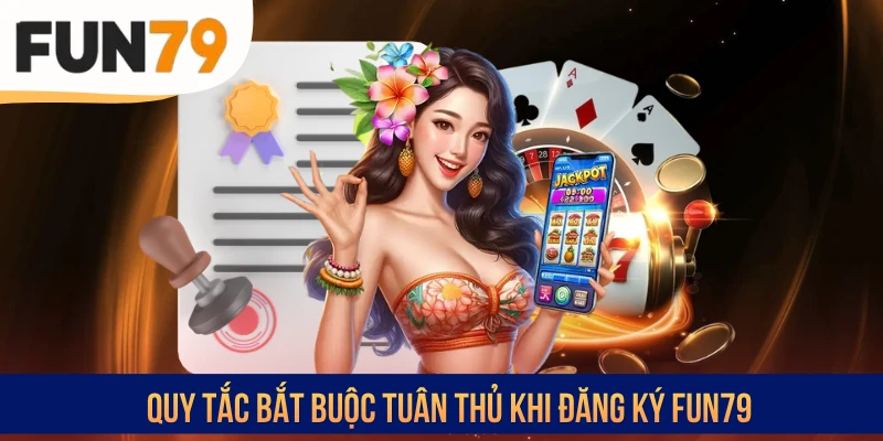 Quy tắc bắt buộc tuân thủ khi đăng ký FUN79